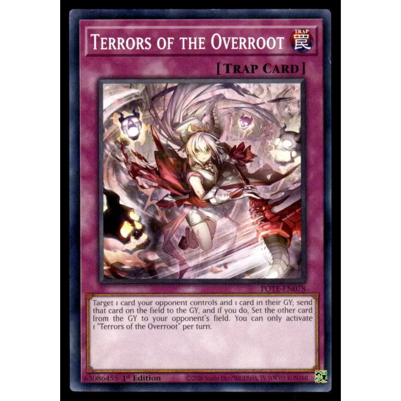 Power of the Elements #POTE-EN078 Terrors of the Overroot Yugioh Trading Card - Yu-Gi-Oh! Card Single