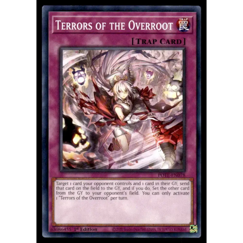 Power of the Elements #POTE-EN078 Terrors of the Overroot Yugioh Trading Card - Yu-Gi-Oh! Card Single