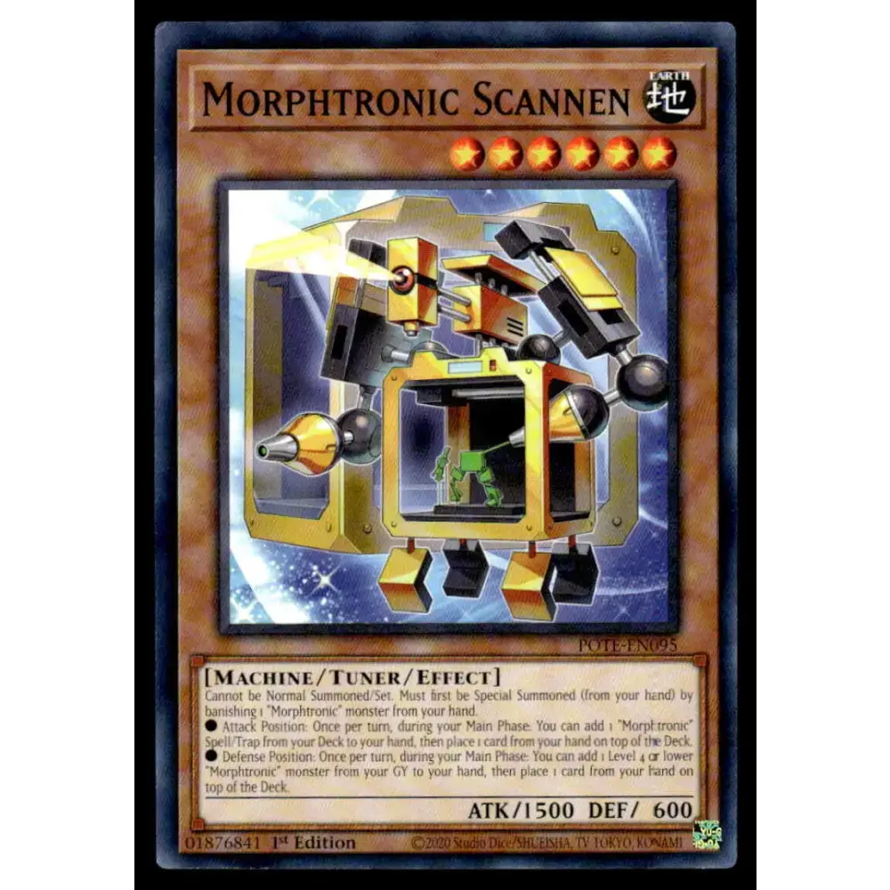 Power of the Elements #POTE-EN095 Morphtronic Scannen Yugioh Trading Card - Yu-Gi-Oh! Card Single