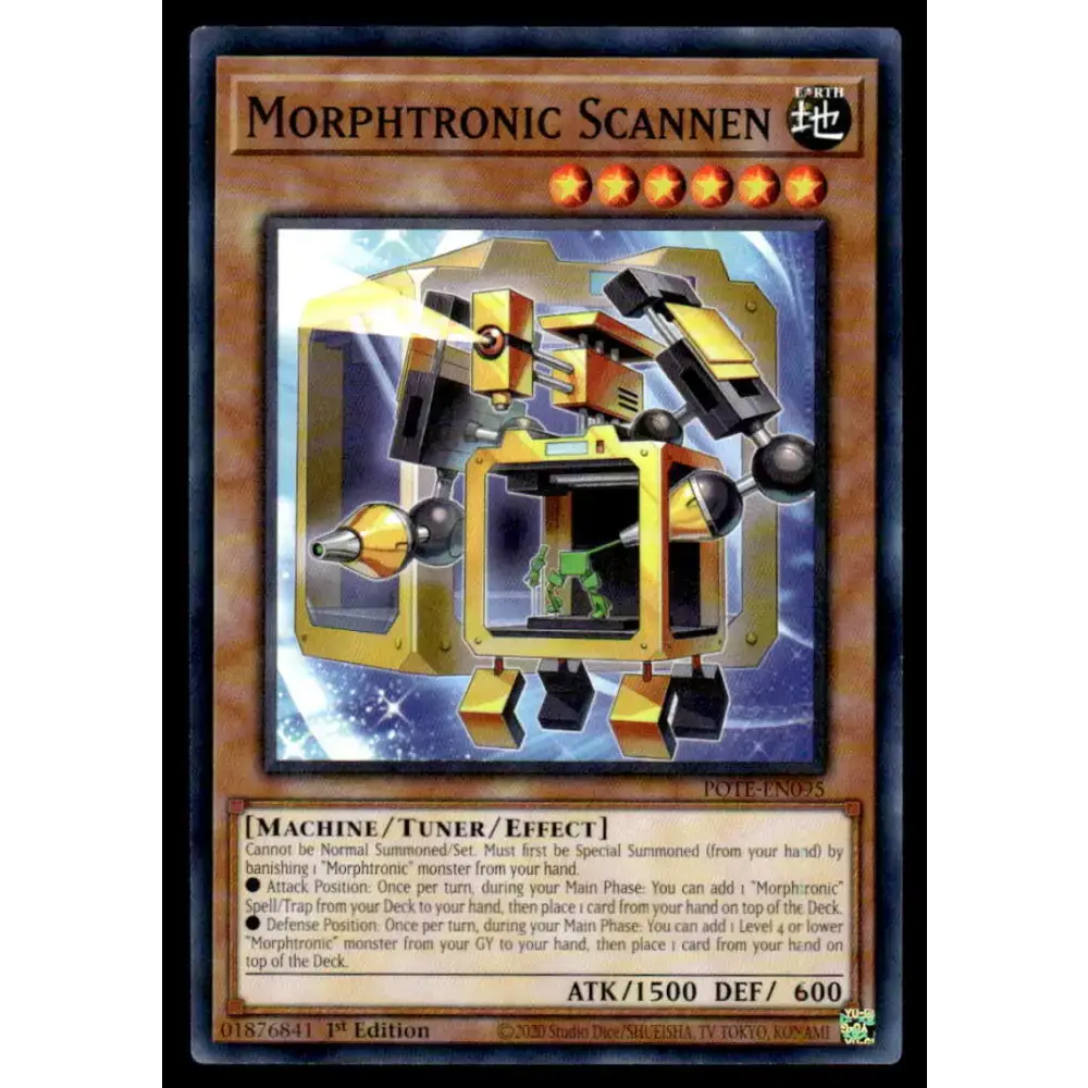 Power of the Elements #POTE-EN095 Morphtronic Scannen Yugioh Trading Card - Yu-Gi-Oh! Card Single
