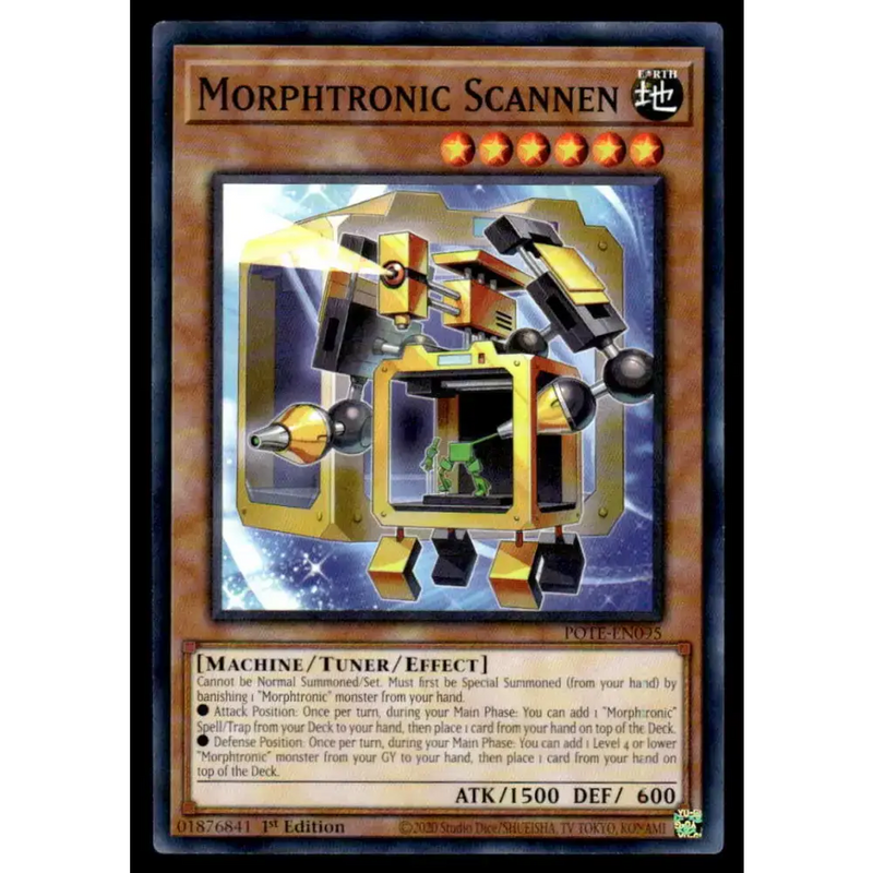 Power of the Elements #POTE-EN095 Morphtronic Scannen Yugioh Trading Card - Yu-Gi-Oh! Card Single