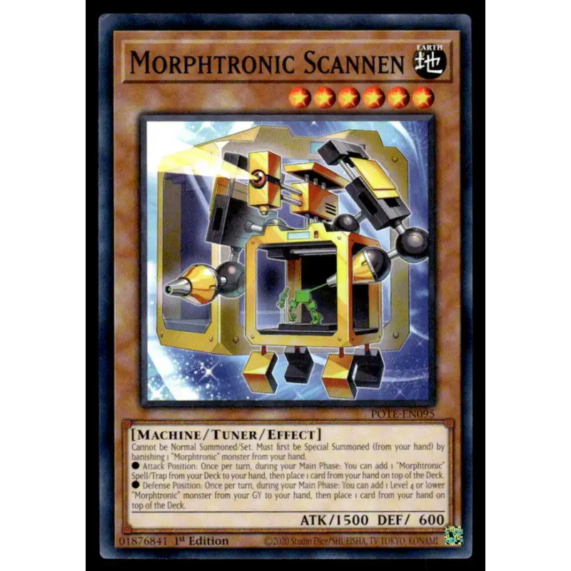 Power of the Elements #POTE-EN095 Morphtronic Scannen Yugioh Trading Card - Yu-Gi-Oh! Card Single