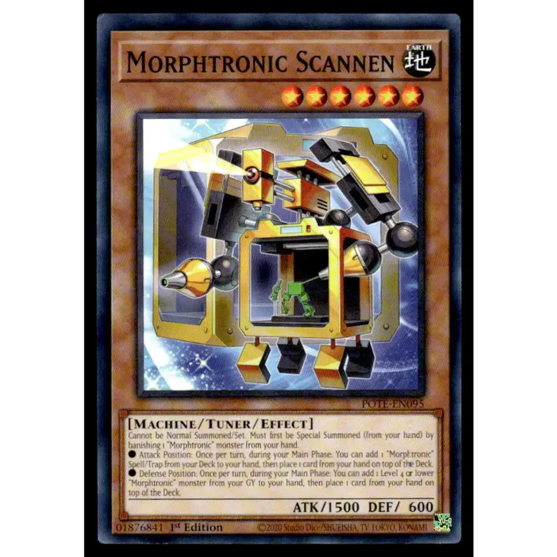 Power of the Elements #POTE-EN095 Morphtronic Scannen Yugioh Trading Card - Yu-Gi-Oh! Card Single