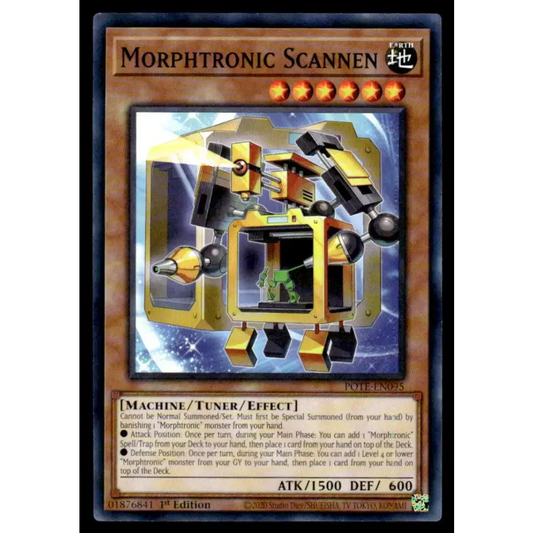 Power of the Elements #POTE-EN095 Morphtronic Scannen Yugioh Trading Card - Yu-Gi-Oh! Card Single