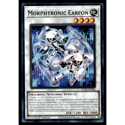 Power of the Elements #POTE-EN096 Morphtronic Earfon Yugioh Trading Card - Yu-Gi-Oh! Card Single