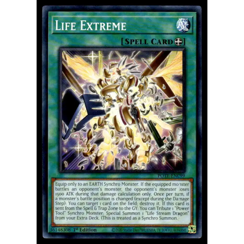 Power of the Elements #POTE-EN099 Life Extreme Yugioh Trading Card - Yu-Gi-Oh! Card Single