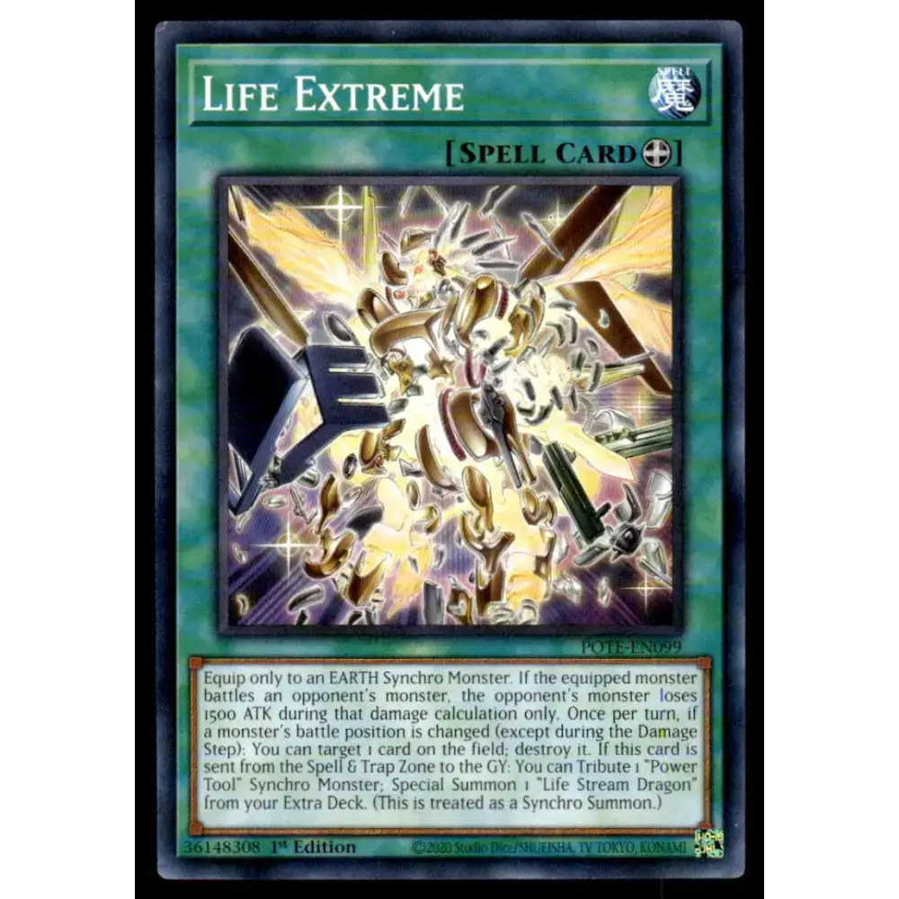 Power of the Elements #POTE-EN099 Life Extreme Yugioh Trading Card - Yu-Gi-Oh! Card Single