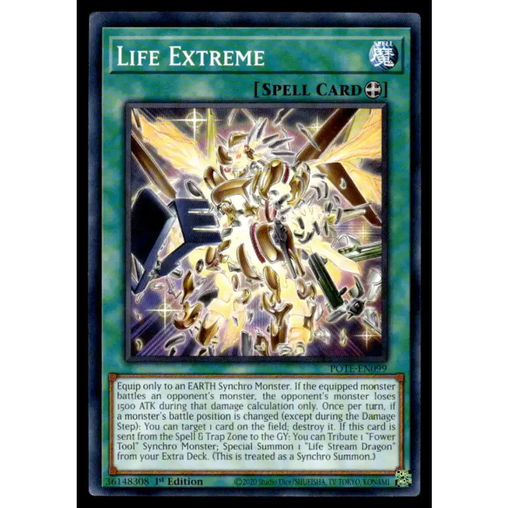 Power of the Elements #POTE-EN099 Life Extreme Yugioh Trading Card - Yu-Gi-Oh! Card Single