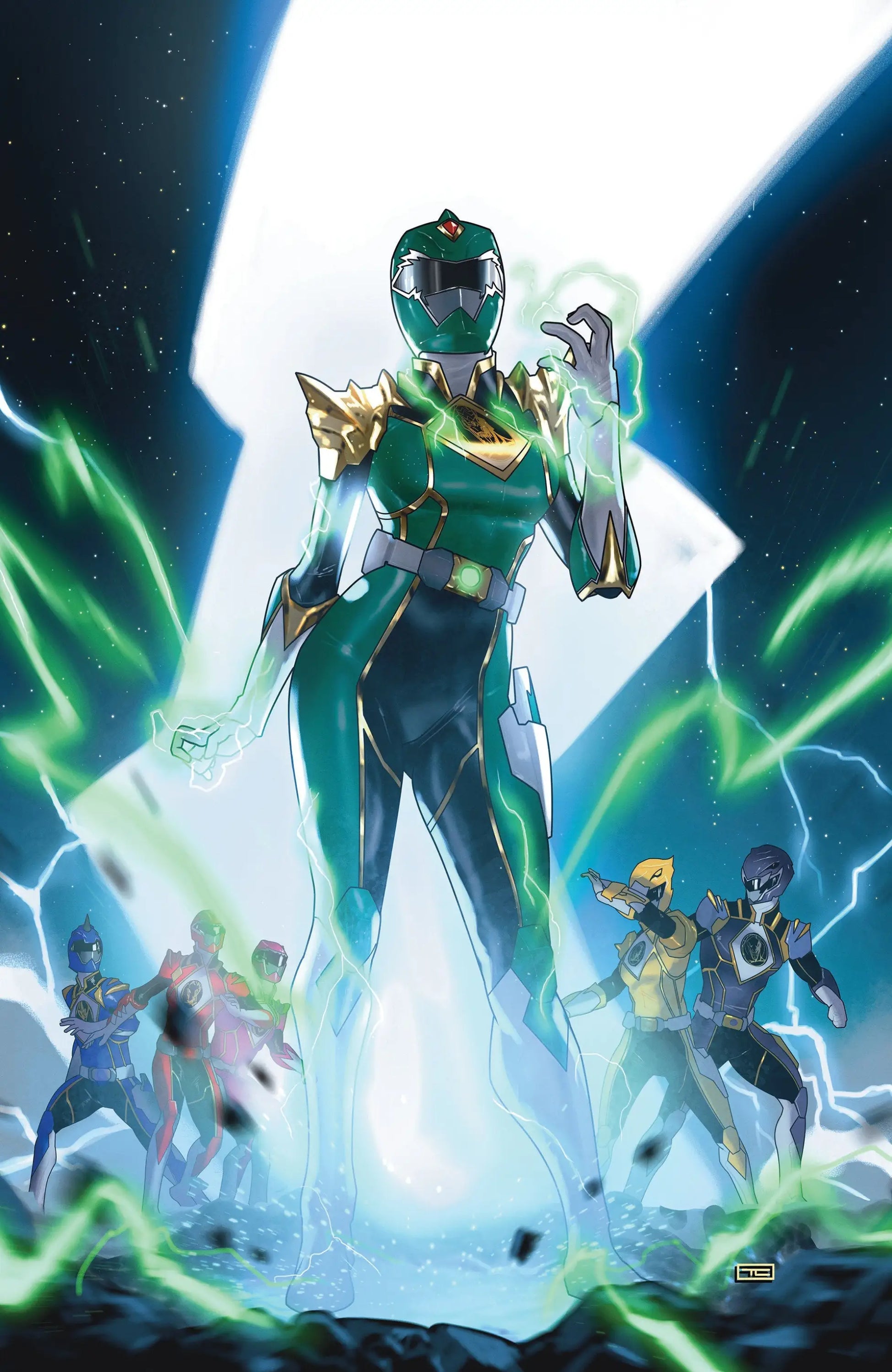 Power Rangers Prime #9 I Unlockable Variant (Full Art Clarke) - Back Issues