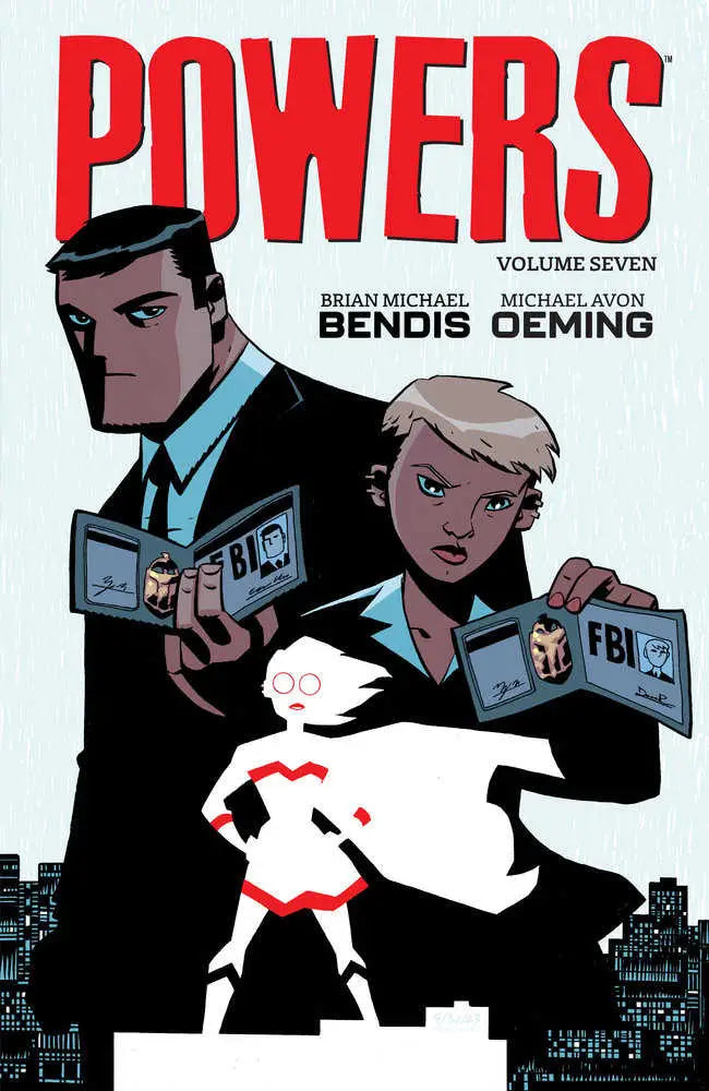 Powers Volume Seven comic book featuring Deena Pilgrim by Brian Michael Bendis and Michael Avon Oeming