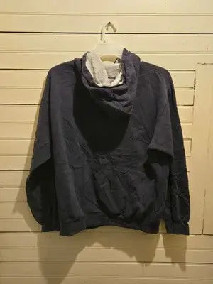 Prairie Mountain Hoodie Mens L Saratoga Springs New York Navy Pullover Hooded - Apparel