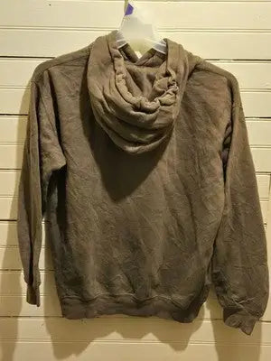 Prairie Mountain Hoodie Mens M Colorado Rocky Mountains Brown Kangaroo Pocket - Apparel