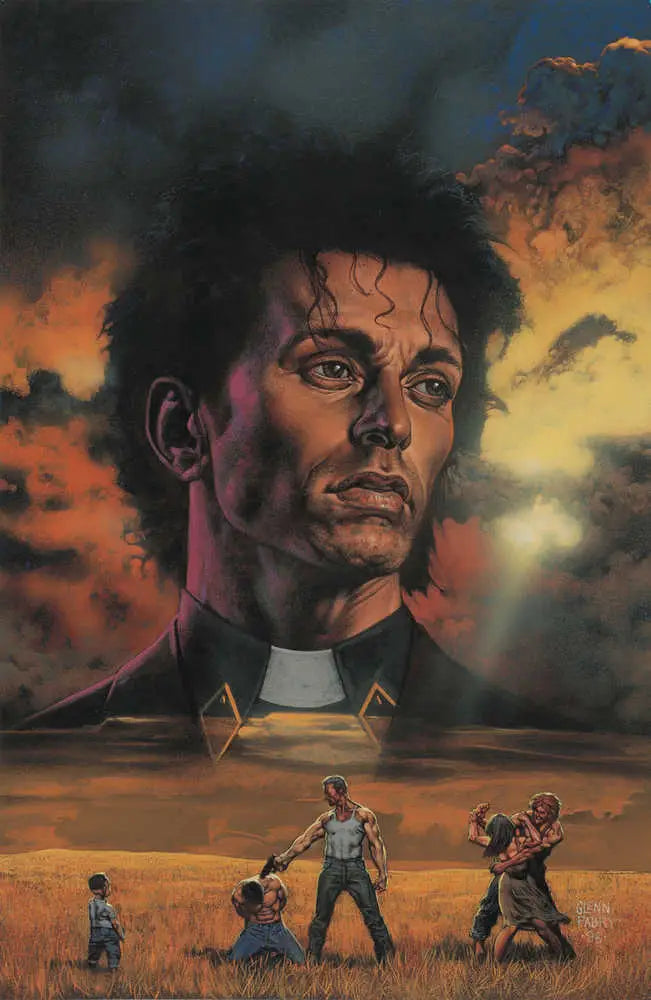 Comic book cover art for Preacher 25th Anniversary Omnibus Hardcover volume 01