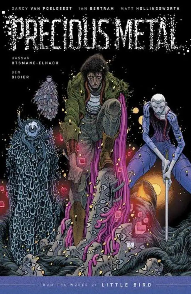 Comic book cover with surreal characters from Precious Metal TP Mature series