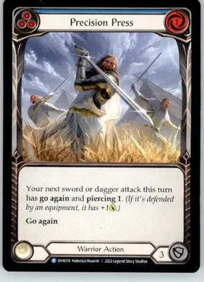 Precision Press (Blue) - Dynasty - DYN078 - Normal NM - TCG Card Single