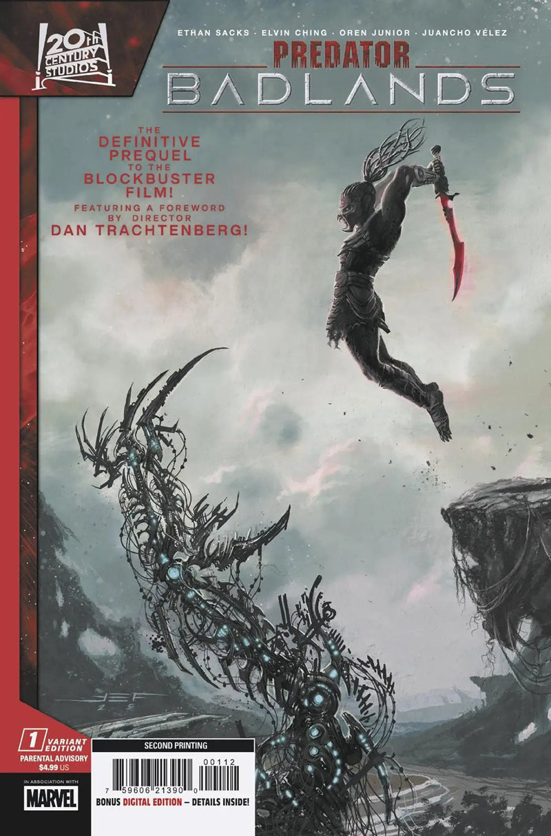 Predator: Badlands #1 Juan Ferreyra 2nd Printing Variant - Back Issues