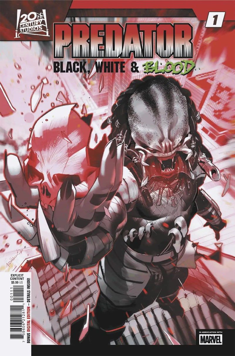 Predator: Black White & Blood #1 - Comic Book