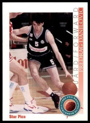 Predrag Danilovic 1992 Star Pics #58 Yugoslavia - Basketball Card Single