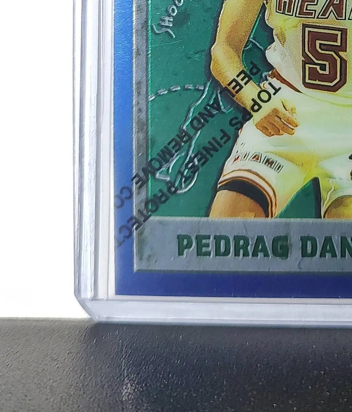 Predrag Danilovic 1995-96 Topps Finest NBA #216 Error Card