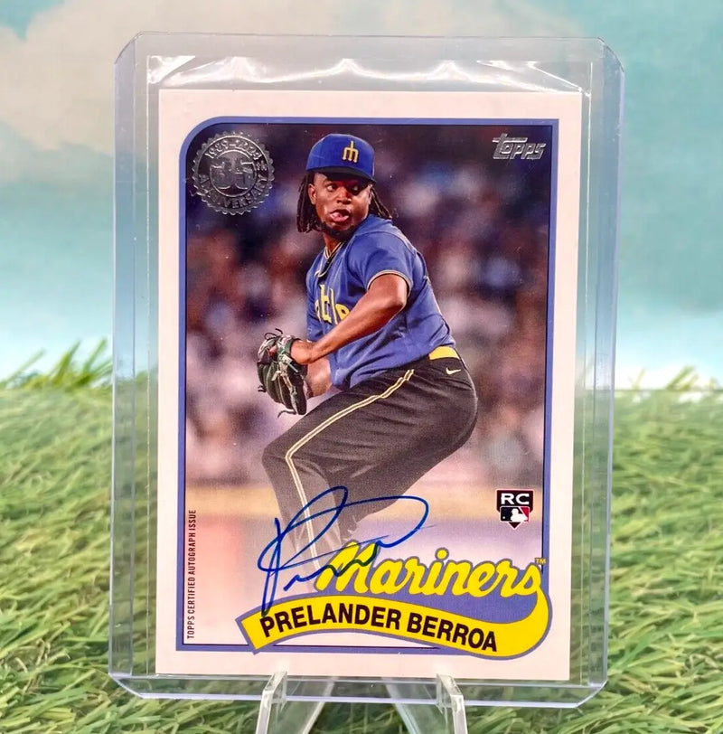 Prelander Berroa -2024 Topps Series 2- #89BA-PBE -1989 35th Anniversary- RC Auto - Baseball Card Single