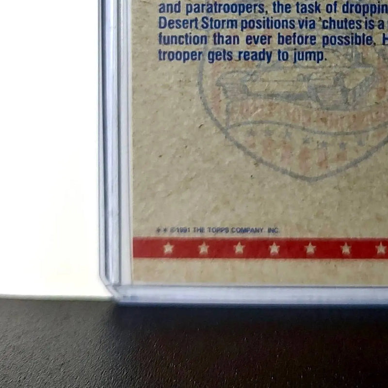 Preparing to Jump 1991 Topps Desert Storm #69 Card