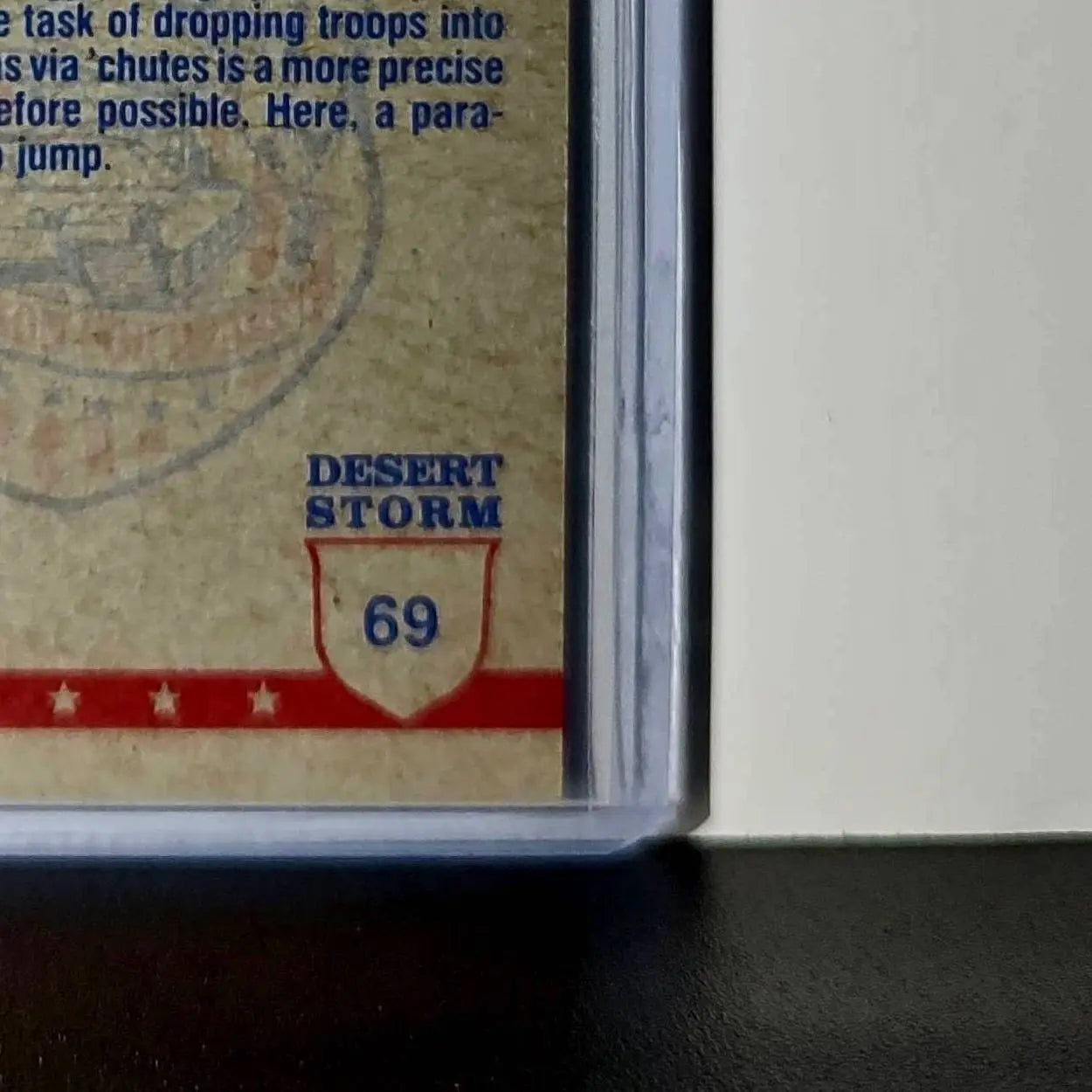 Preparing to Jump 1991 Topps Desert Storm #69 Card