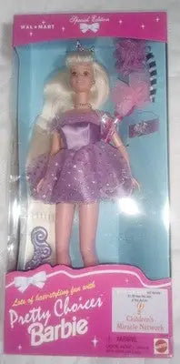 Pretty Choices Barbie Doll 1996 Long Blonde Hair Walmart Mattel 17971 New In Box - Collectibles