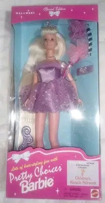 Pretty Choices Barbie Doll 1996 Long Blonde Hair Walmart Mattel 17971 New In Box - Collectibles