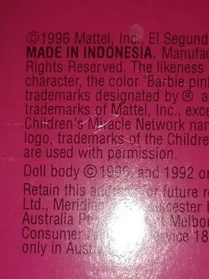 Pretty Choices Barbie Doll 1996 Long Blonde Hair Walmart Mattel 17971 New In Box - Collectibles