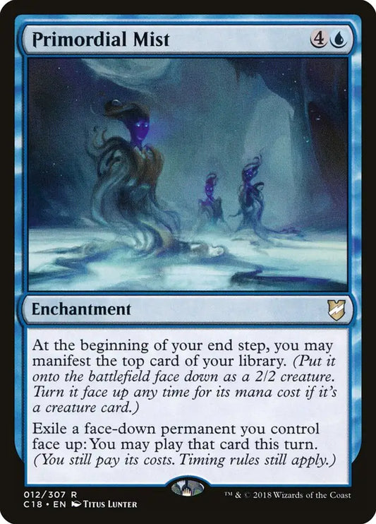 Magic: The Gathering Primordial Mist card from Commander 2018 set