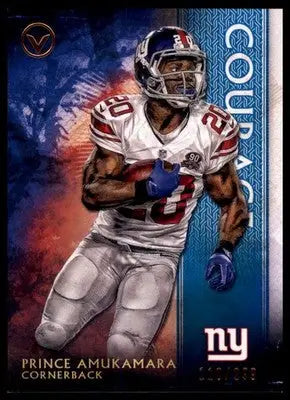 Prince Amukamara 2015 Topps Valor Courage #/299 #84 New York Giants