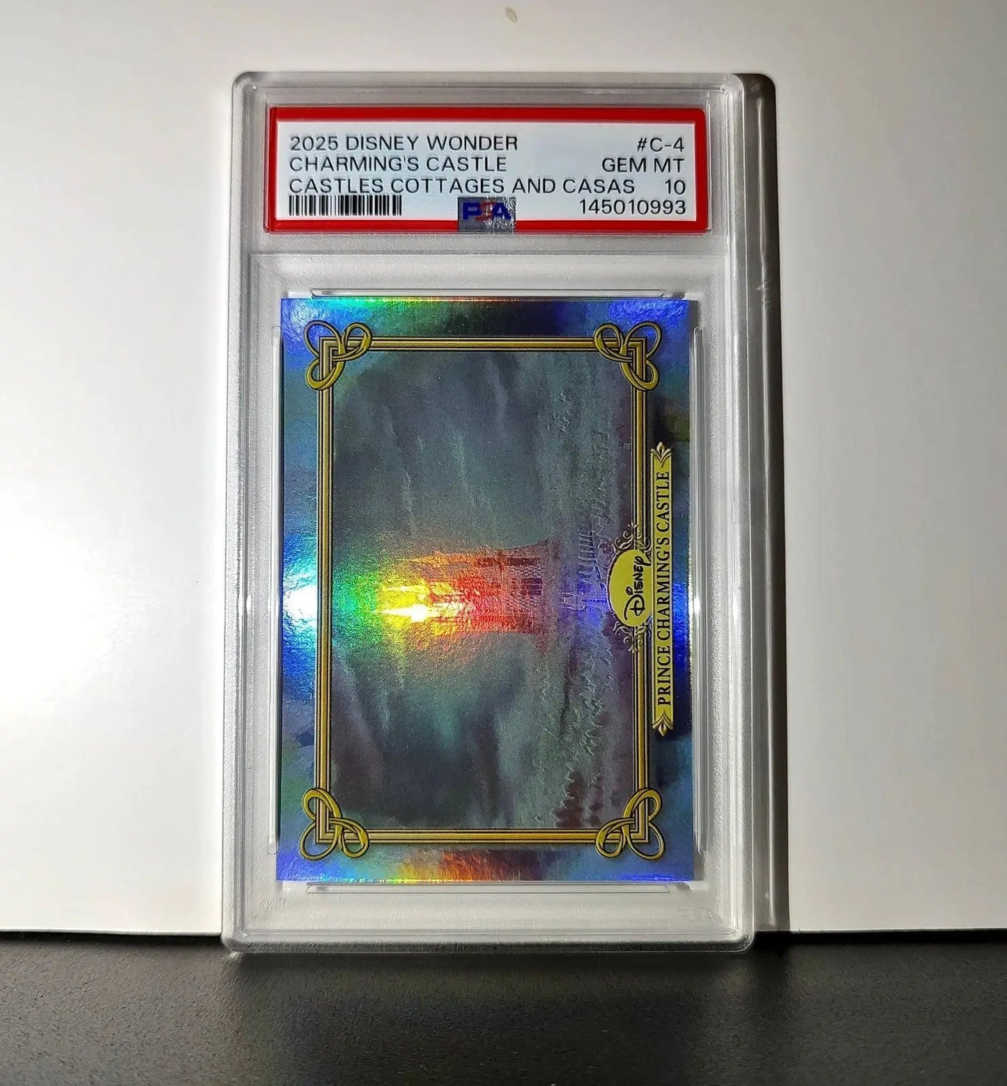 Prince Charming’s Castle 2025 Topps Disney #C-4 Card Cinderella PSA 10 - Non-Sports Card Single