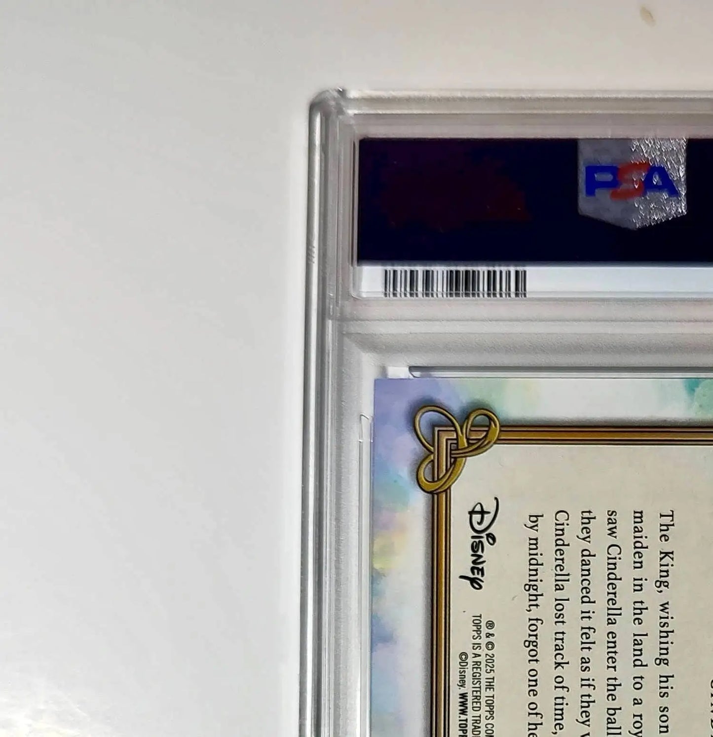 Prince Charming’s Castle 2025 Topps Disney #C-4 Card Cinderella PSA 9