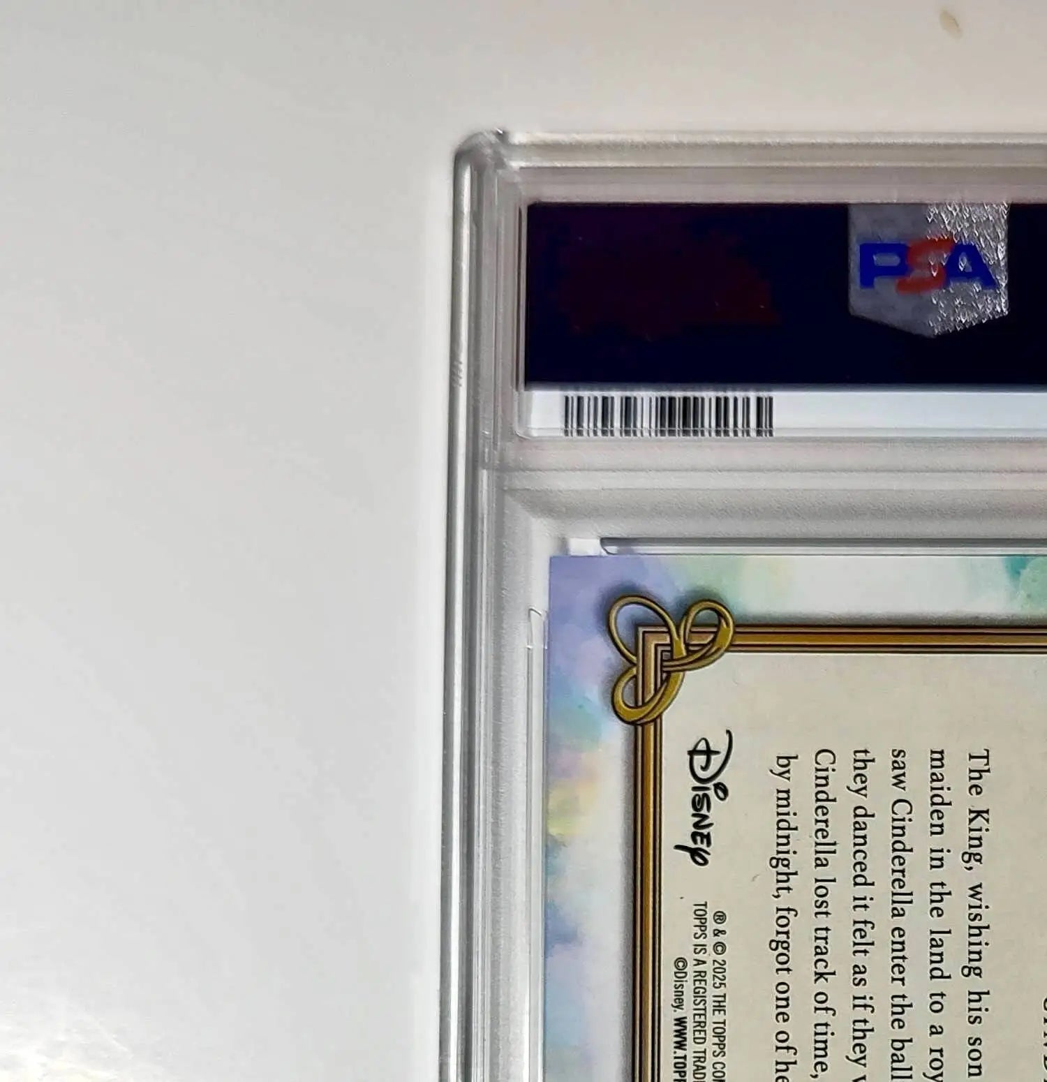 Prince Charming’s Castle 2025 Topps Disney #C-4 Card Cinderella PSA 9