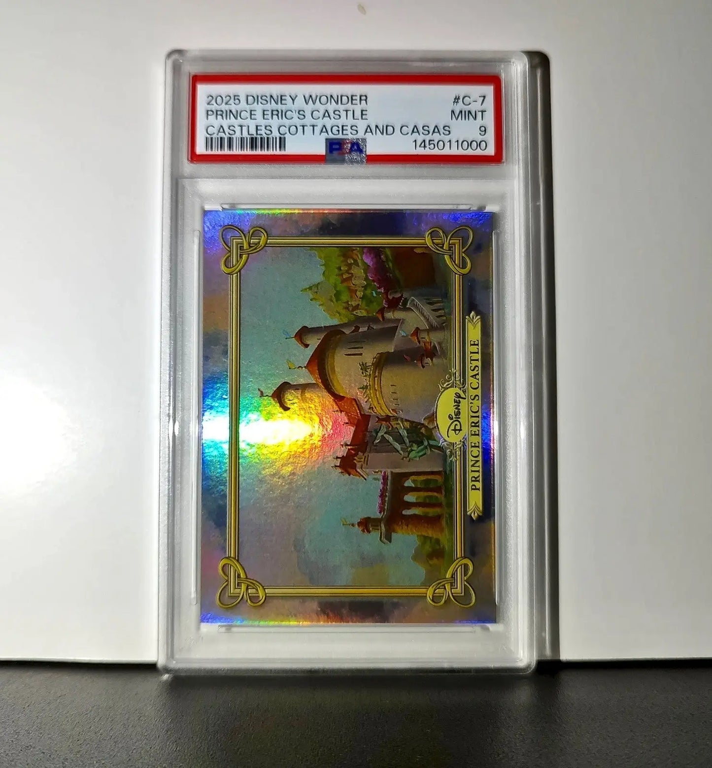 Prince Eric’s Castle 2025 Topps Disney #C-7 The Little Mermaid PSA 9 MT - Non-Sports Card Single