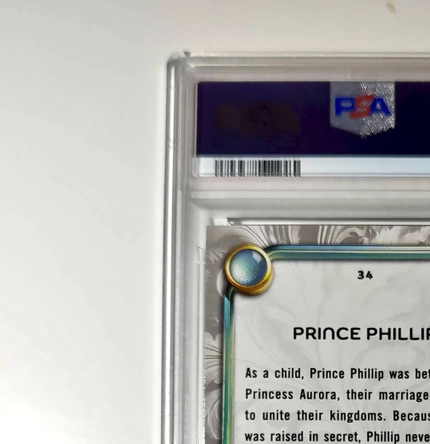 Prince Phillip 2025 Topps Disney #34 Winter Variant Card Sleeping Beauty PSA 9 - Non-Sports Card Single