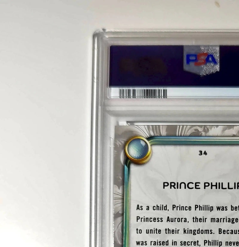 Prince Phillip 2025 Topps Disney #34 Winter Variant Card Sleeping Beauty PSA 9 - Non-Sports Card Single