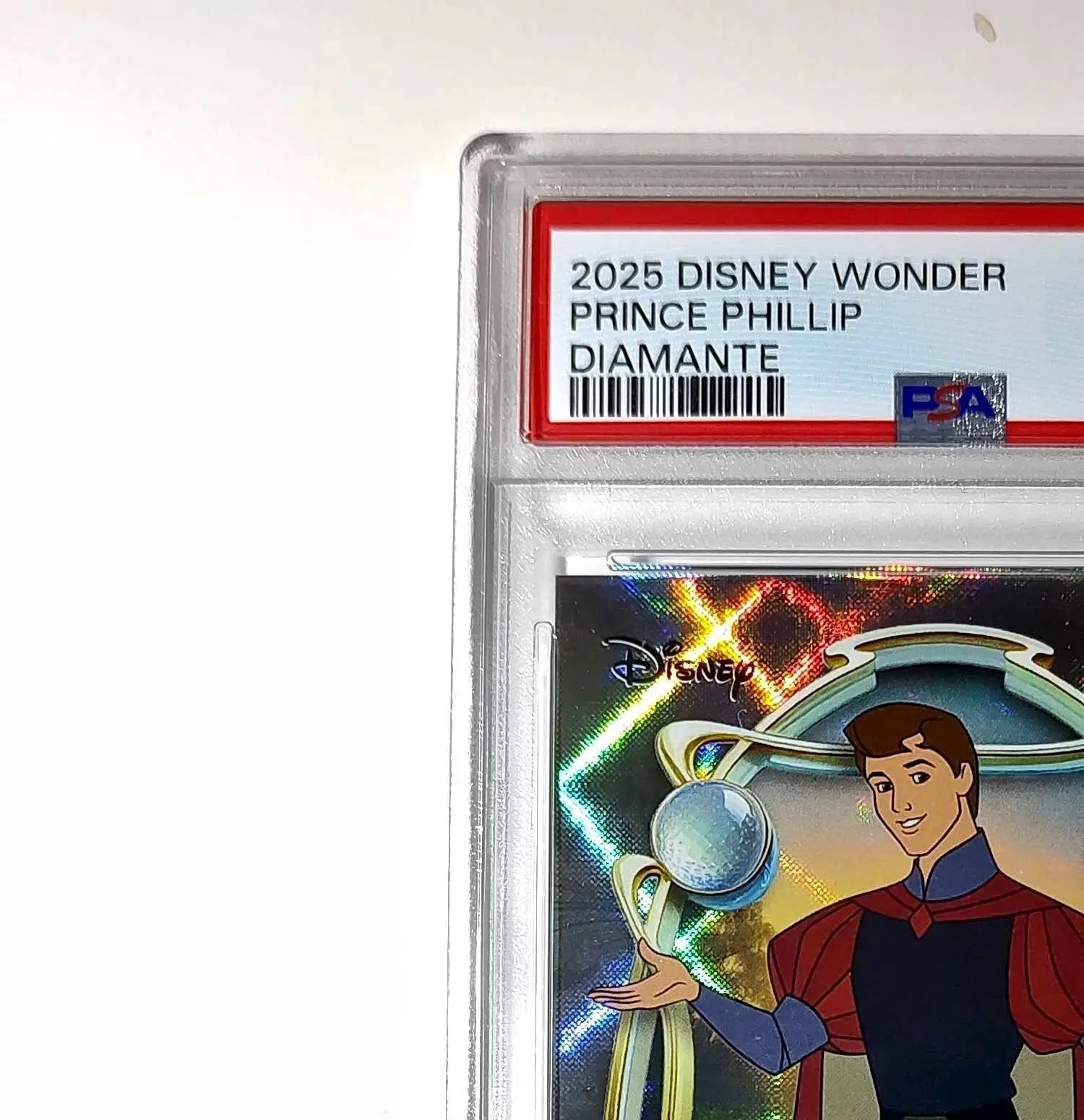 Prince Phillip 2025 Topps Disney #34 Winter Variant Card Sleeping Beauty PSA 9 - Non-Sports Card Single