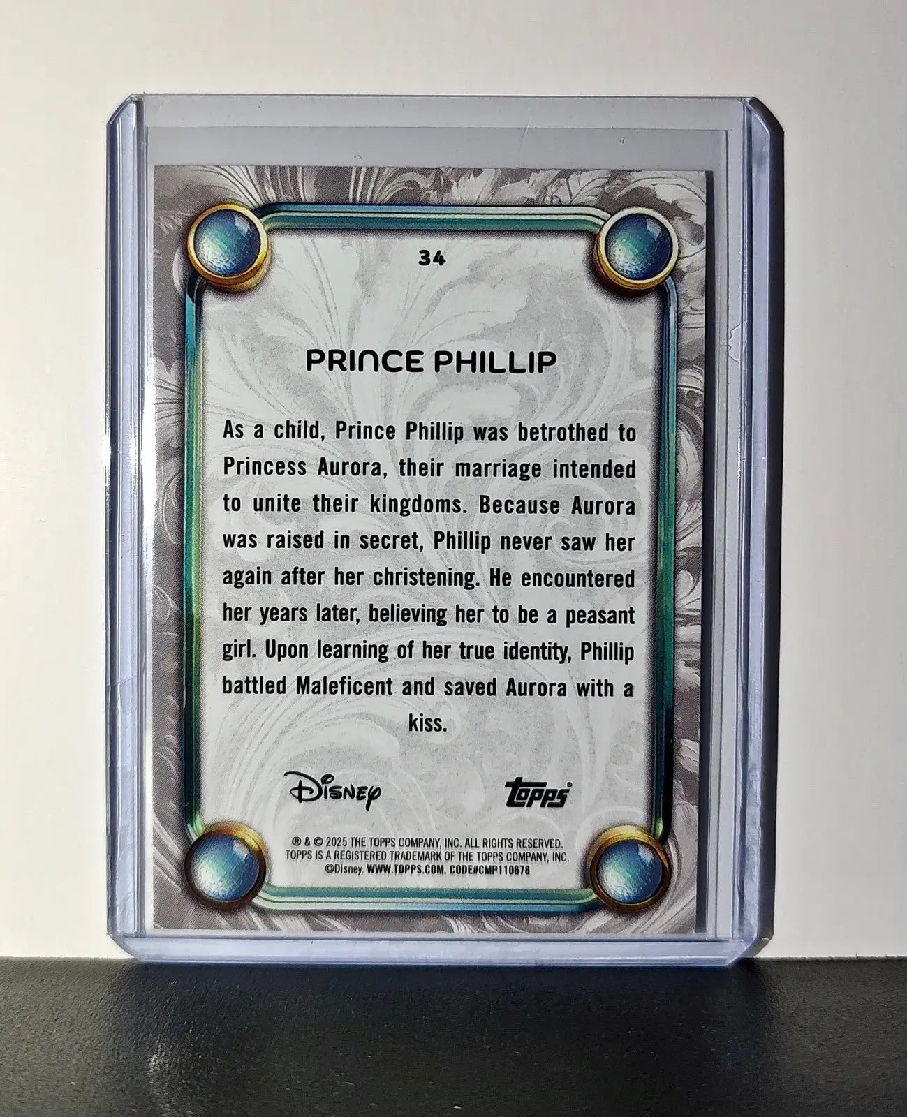 Prince Phillip 2025 Topps Disney Wonder #34 Card Sleeping Beauty - Non-Sports Card Single