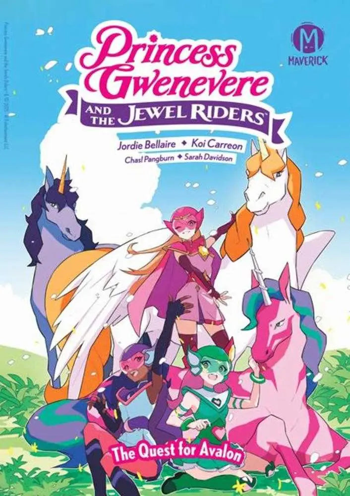 Children’s comic book featuring magical girls and unicorns from Princess Gwenevere Jewel Riders TPB Volume 02