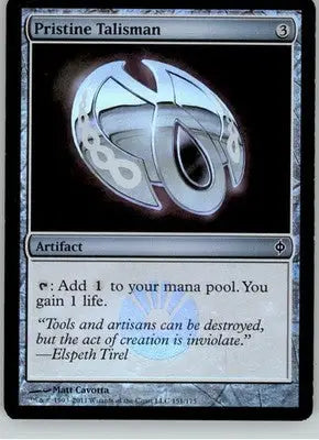Pristine Talisman - New Phyrexia - 151 - Foil MP Magic: The Gathering - Magic Card Single