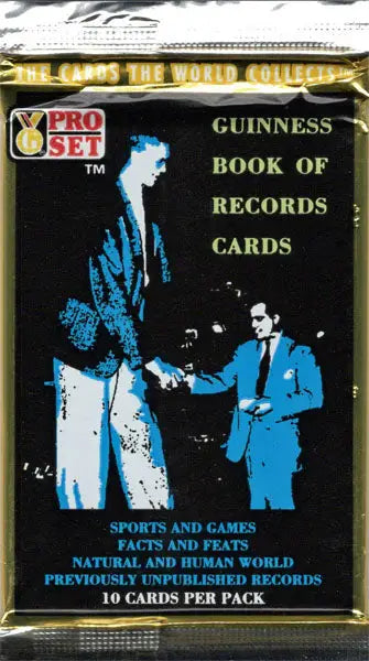 Pro Set 1992 Guinness Book Of Records Trading Card Pack - Non-Sport Sealed