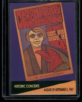 Pro Set Super Stars Fillmore Historic Posters #251 - Other