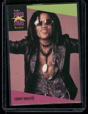 Pro Set Super Stars MusiCards Lenny Kravitz #61 - Other