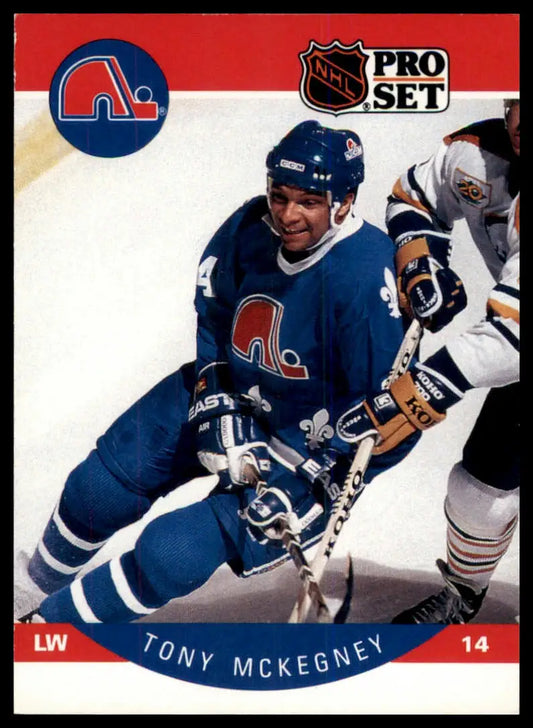 Pro Set Tony McKegney 254 Quebec Nordiques LP - Hockey Card Single