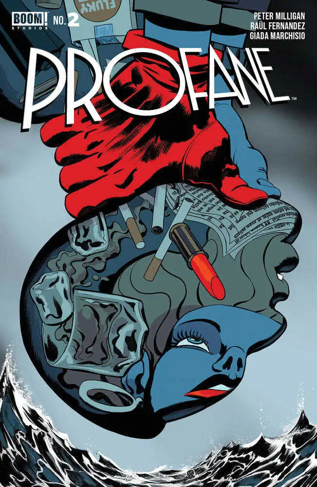 Profane #2 Cover A Rodriguez features stylized head art and red elements for collectors