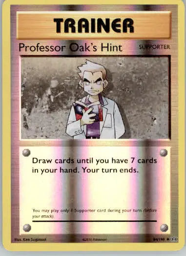 Professor Oak’s Hint - XY - Evolutions - 84/108 - Reverse Holo LP - Pokémon Card Single