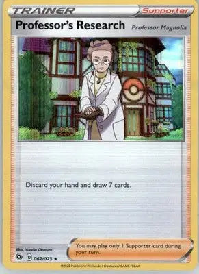 Professor’s Research - Champion’s Path - 62/73 - Holo NM - Pokémon Card Single