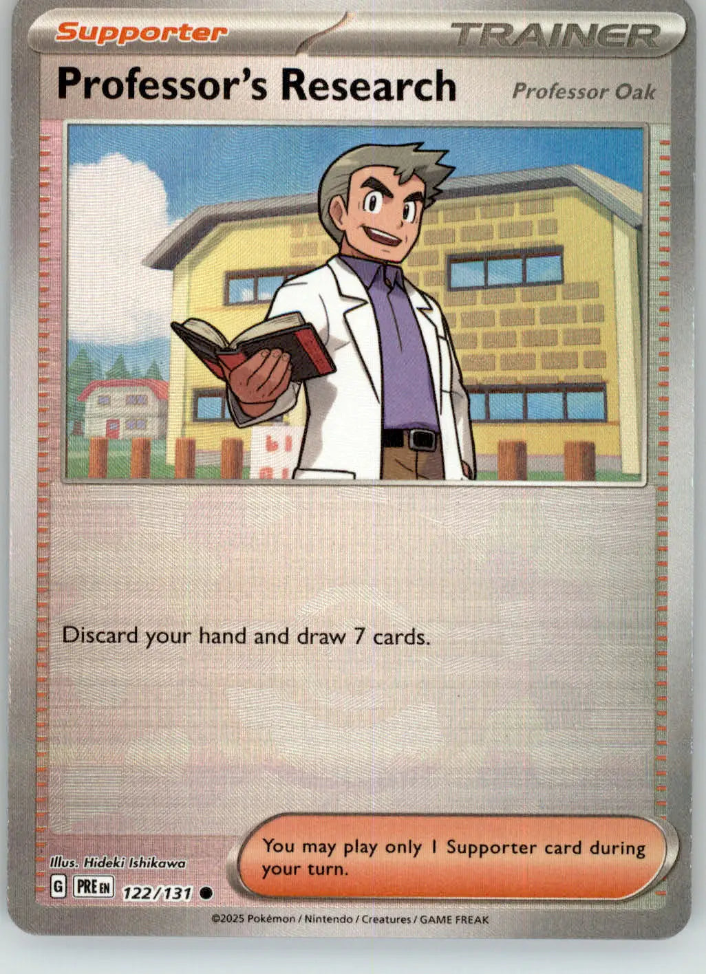 Professor’s Research - Poke Ball Pattern - Prismatic Evolutions 122/131 Holo NM