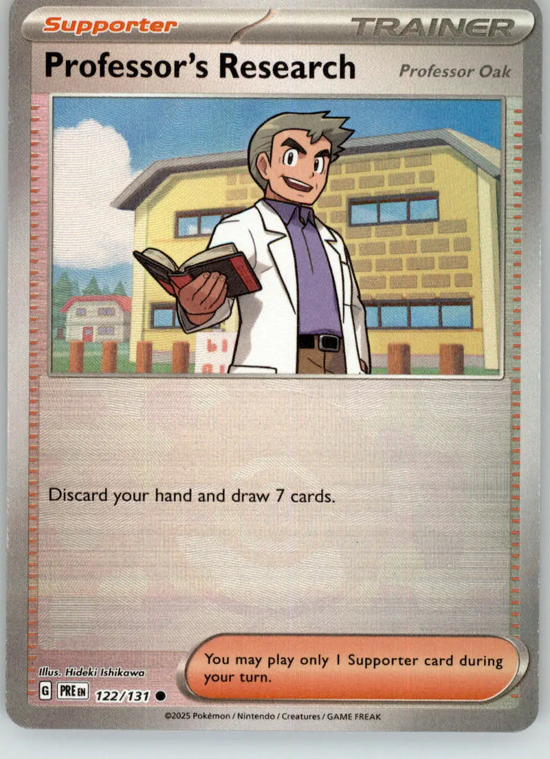 Professor’s Research - Poke Ball Pattern - Prismatic Evolutions 122/131 Holo NM